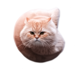 Flying Spinning Cat
