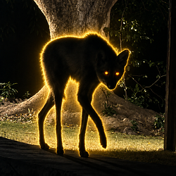 The Black Maned Wolf